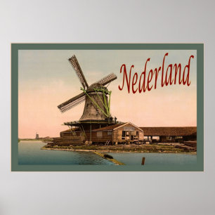 Nederland ~ Vintage Travel Poster