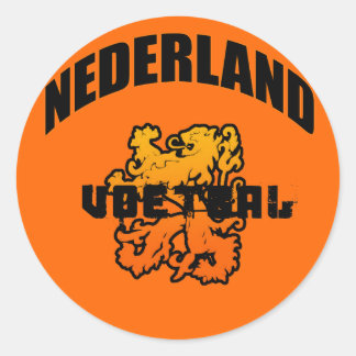 Nederland Voetbal 2010 Gifts Classic Round Sticker