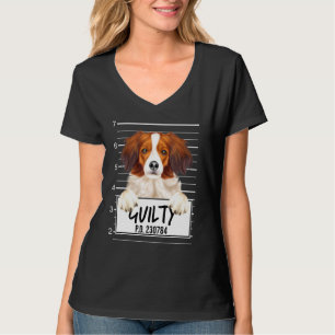 Nederlandse Kooikerhondje Mugshot Guilty Dog T-Shirt