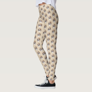 Nederlandse Kooikerhondje Painting - Dog Art Leggings