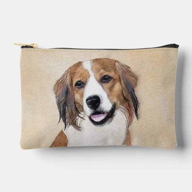 Nederlandse Kooikerhondje Painting Pet Dog Art Accessory Pouch (Front)