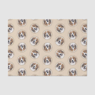 Nederlandse Kooikerhondje Painting Pet Dog Art Tissue Paper