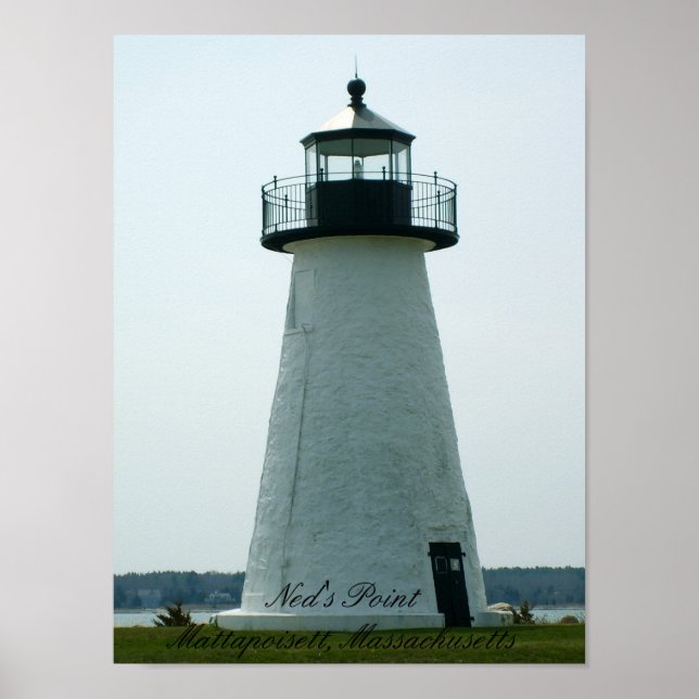 Ned's Point Lighthouse, Massachusetts Print (Front)