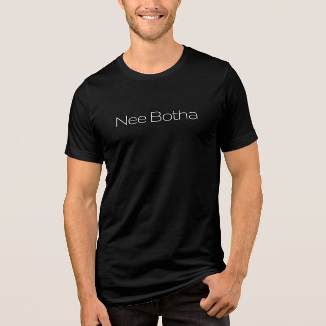 Nee Botha Geordie Slang Style T shirt (Front)