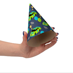 Need 4 Speed Race Car Boys 4th Birthday Party Party Hat