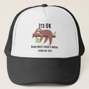 Need a Break Sloth Trucker Hat