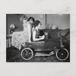 Need a Lift? 1920s Postcard