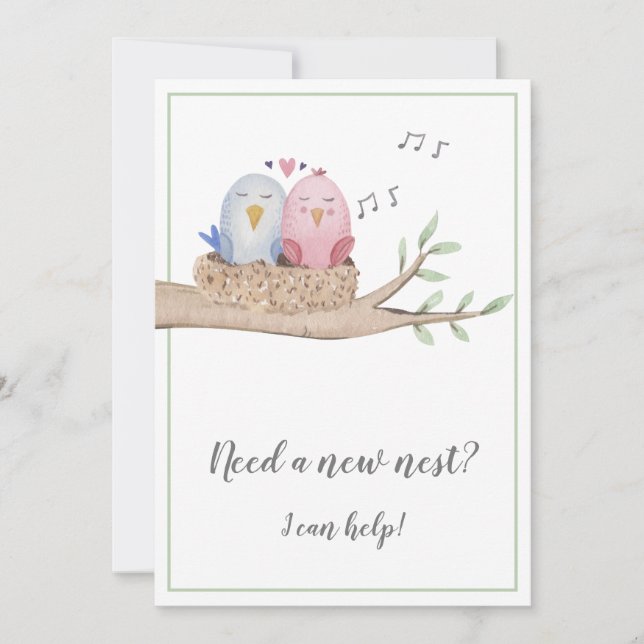 Need a New Nest Real Estate Marketing Announcement (Front)