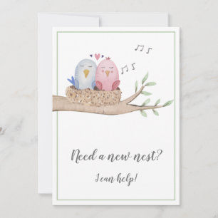 Need a New Nest Real Estate Marketing Announcement