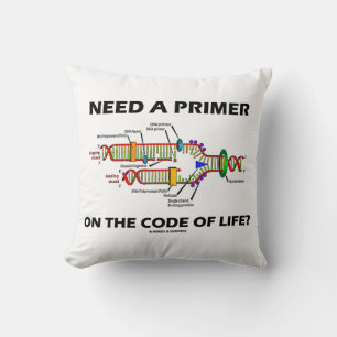 Need A Primer On The Code Of Life? DNA Humour Cushion