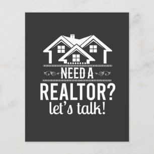 Need a Realtor?  Real Estate Agent Flyer
