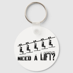 Need A Ski Lift Key Ring
