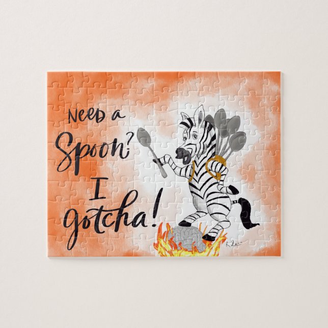 Need A Spoon? I Gotcha. 110-piece Jigsaw Puzzle (Horizontal)