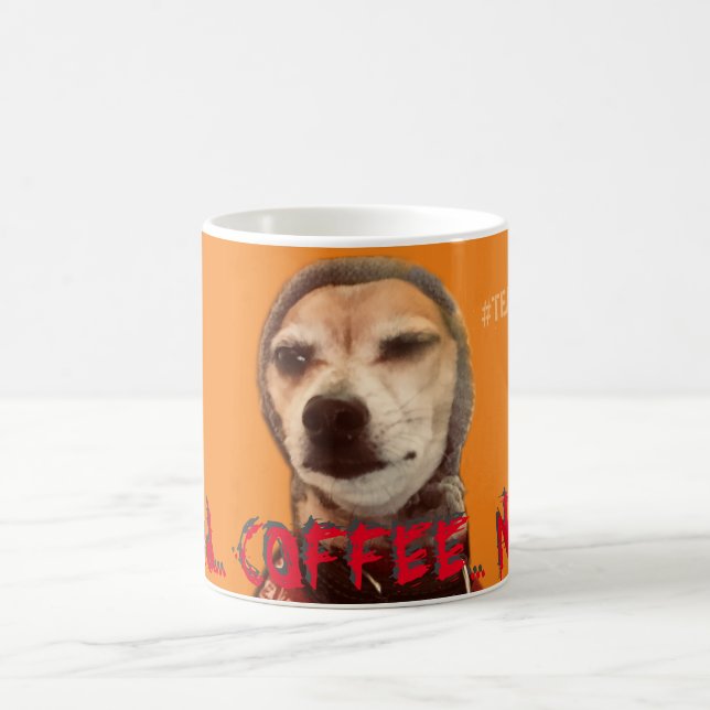 Need COFFEE NOW! Carlos B. Dog Coffee Mug (Center)