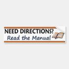 Need Directions?  Read the Manual Funny Bible