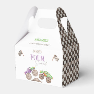 Need FOUR Speed Monster Truck Birthday Favour Box