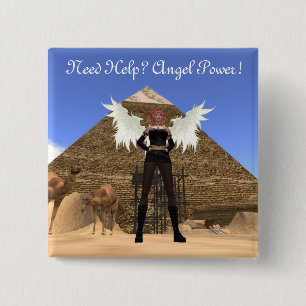 Need Help? Angel Power! Button