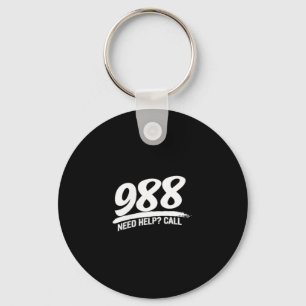Need Help Call 988 Key Ring