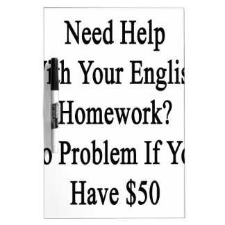 Whiteboard homework help