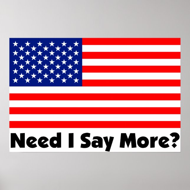 Need I Say More? Poster (Front)