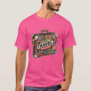Need Money for Travel Adventures Retro Style Suitc T-Shirt