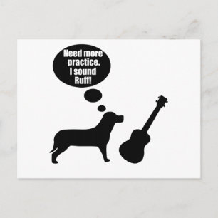 Need more practice postcard