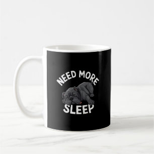Need More Sleep Bulldog Humour for Lazy Days Coffee Mug