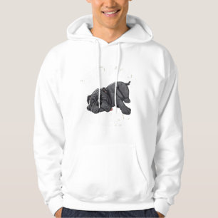 Need More Sleep Bulldog Humour for Lazy Days Hoodie