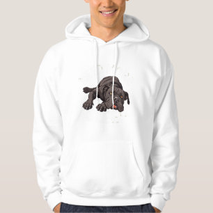 Need More Sleep Bulldog Illustration for Dog Hoodie