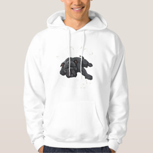 Need More Sleep Bulldog Illustration Relaxation Hoodie