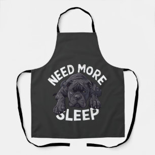 Need More Sleep Lazy Dog Design for Dog Lovers Apron