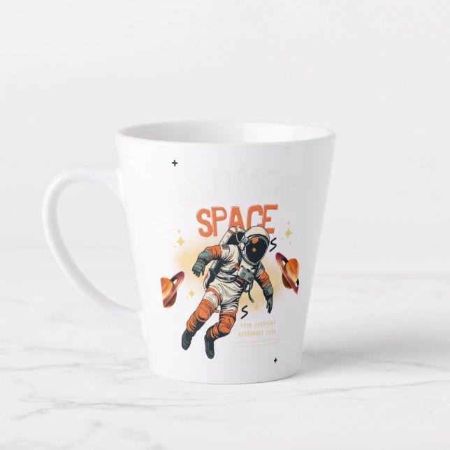 Need More Space Latte Mug (Left)