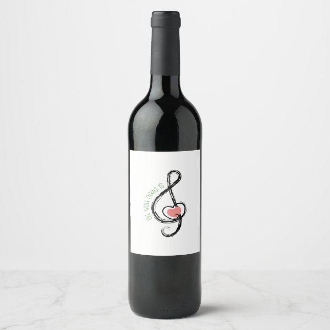 Need Music Wine Label (Front)