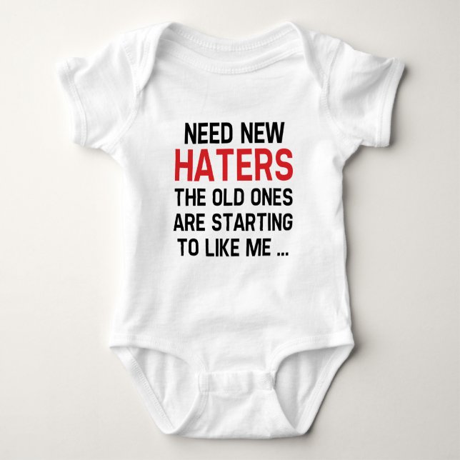 Need New Haters Baby Bodysuit (Front)