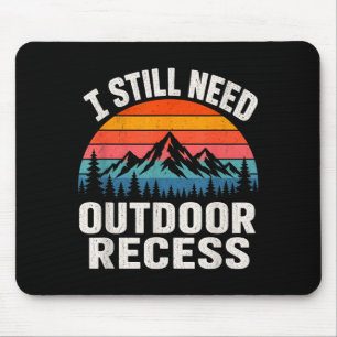 Need outdoor recess vintage retro sunset mountain mouse mat