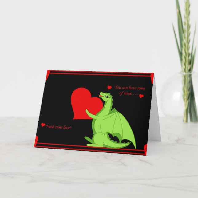 Need some love? holiday card (Front)