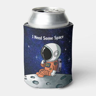 Need Space, Astronaut, Spaceman, Custom Can Cooler