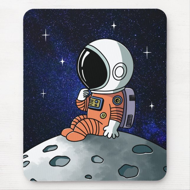Need Space, Astronaut, Spaceman Mouse Mat (Front)