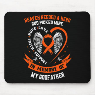 Needed A Hero God Picked My Godfather Leukaemia Ca Mouse Mat