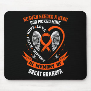 Needed A Hero God Picked My Great Grandpa Leukaemi Mouse Mat