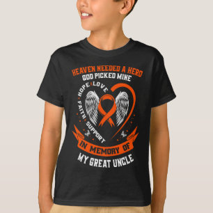 Needed A Hero God Picked My Great Uncle Leukaemia T-Shirt