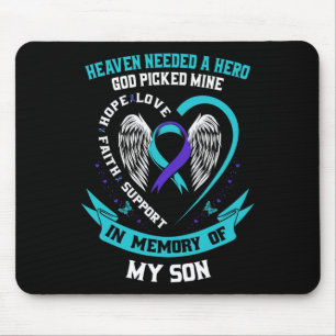 Needed A Hero God Picked My Son Suicide Awareness Mouse Mat