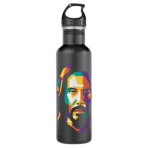 Needed Gifts Keanu Art Reeves Cute Graphic Gift 710 Ml Water Bottle