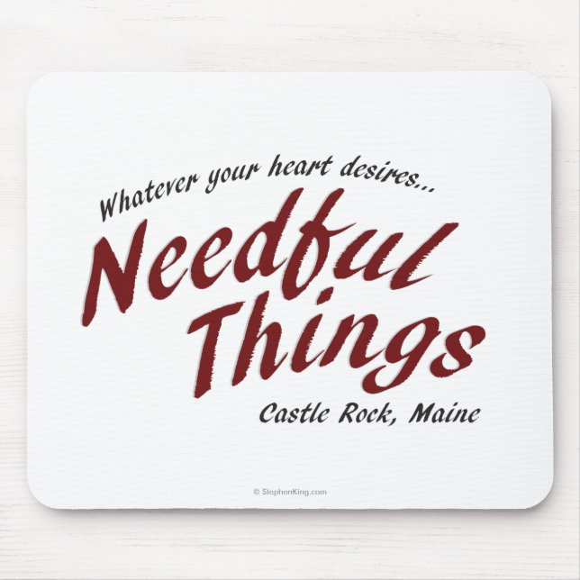Needful Things Mouse Mat (Front)