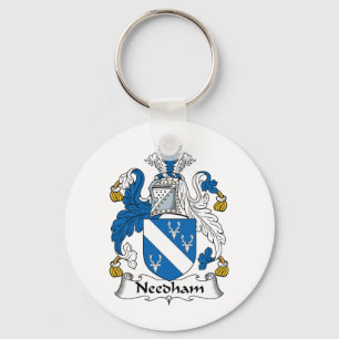 Needham Family Crest Key Ring