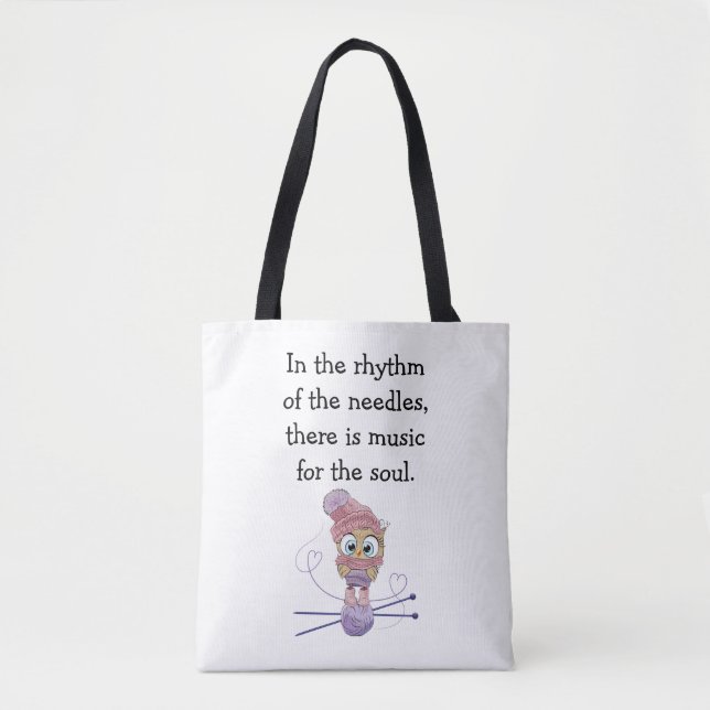 Needle Music Tote Bag (Front)