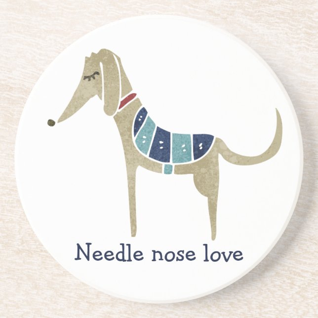 Needle nose love coaster (Front)