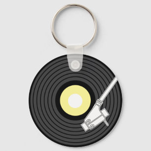 Needle on the Record Key Ring