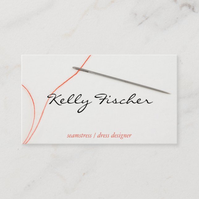 Needle & Thread Business Card (Front)
