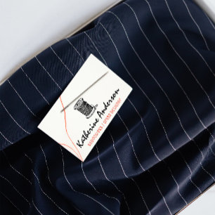 Needle & Thread   Sewing Seamstress Business Card